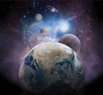 Image of planets. 